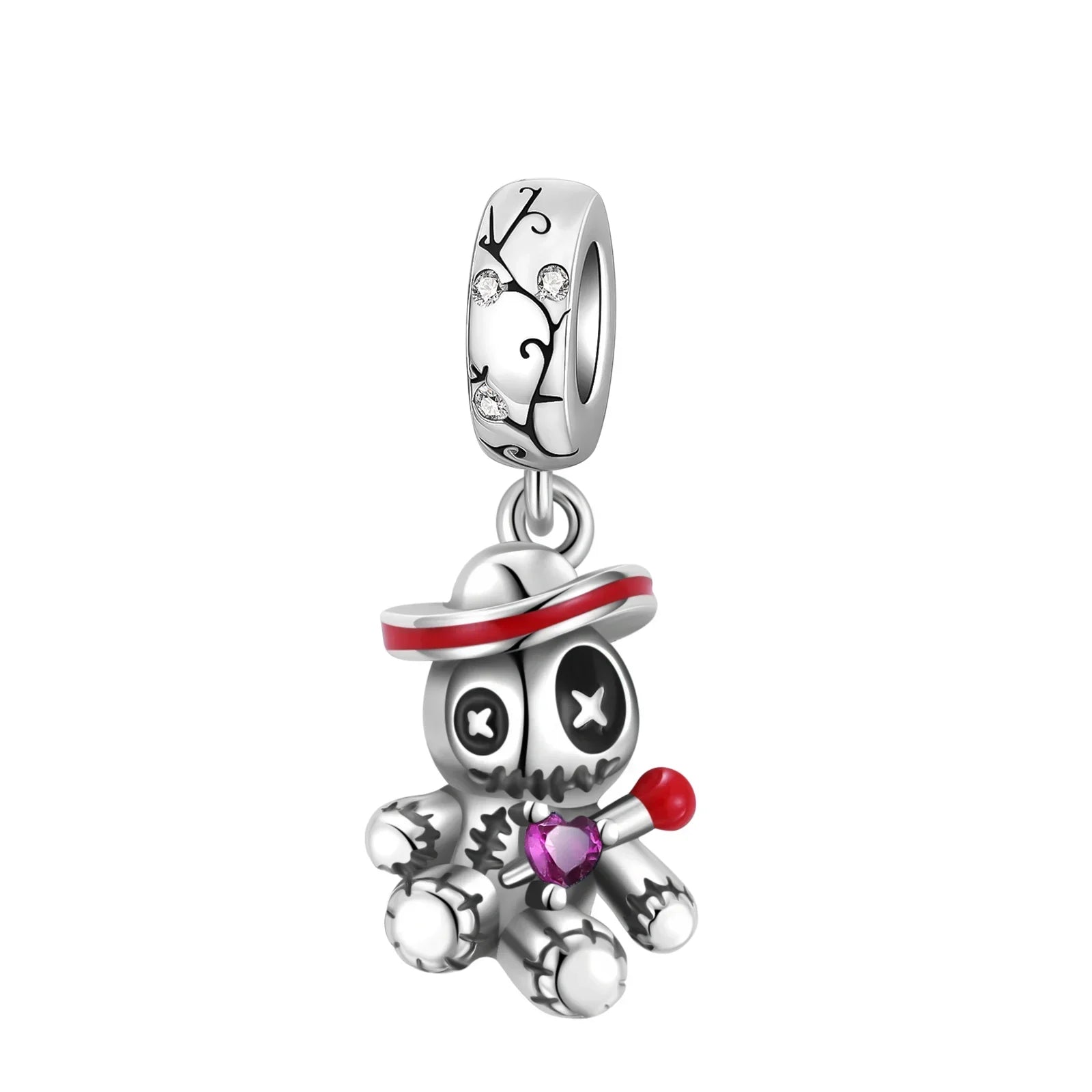 Original 925 Sterling Silver Halloween Charms | Pumpkin, Skull, Witch & Ghost Beads for Earrings, Pendants, Bracelets & Necklaces