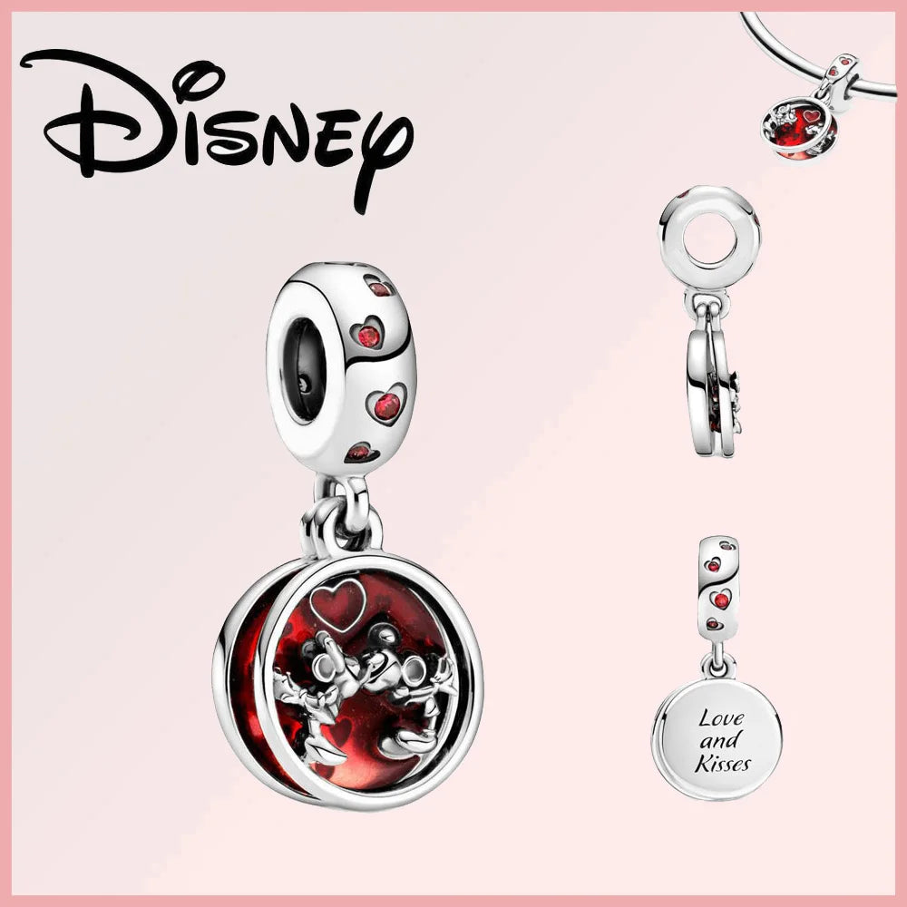 Disney Deadpool Stitch Minnie Winnie 925 Sterling Silver Dangle Charms – Fit Original Bracelet