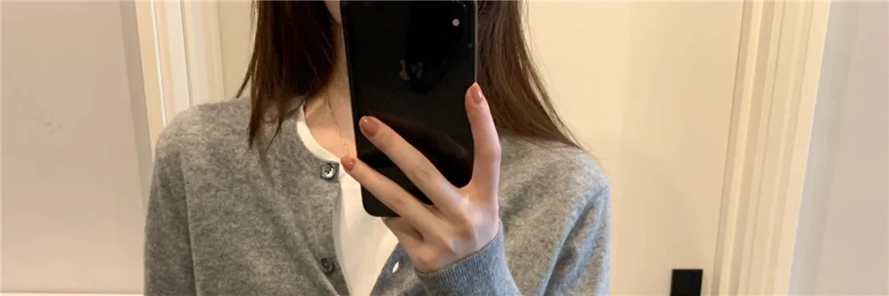 Elegant Knitted Open Cardigan for Women | Slim Fit V-Neck Korean Style Sweater 2025