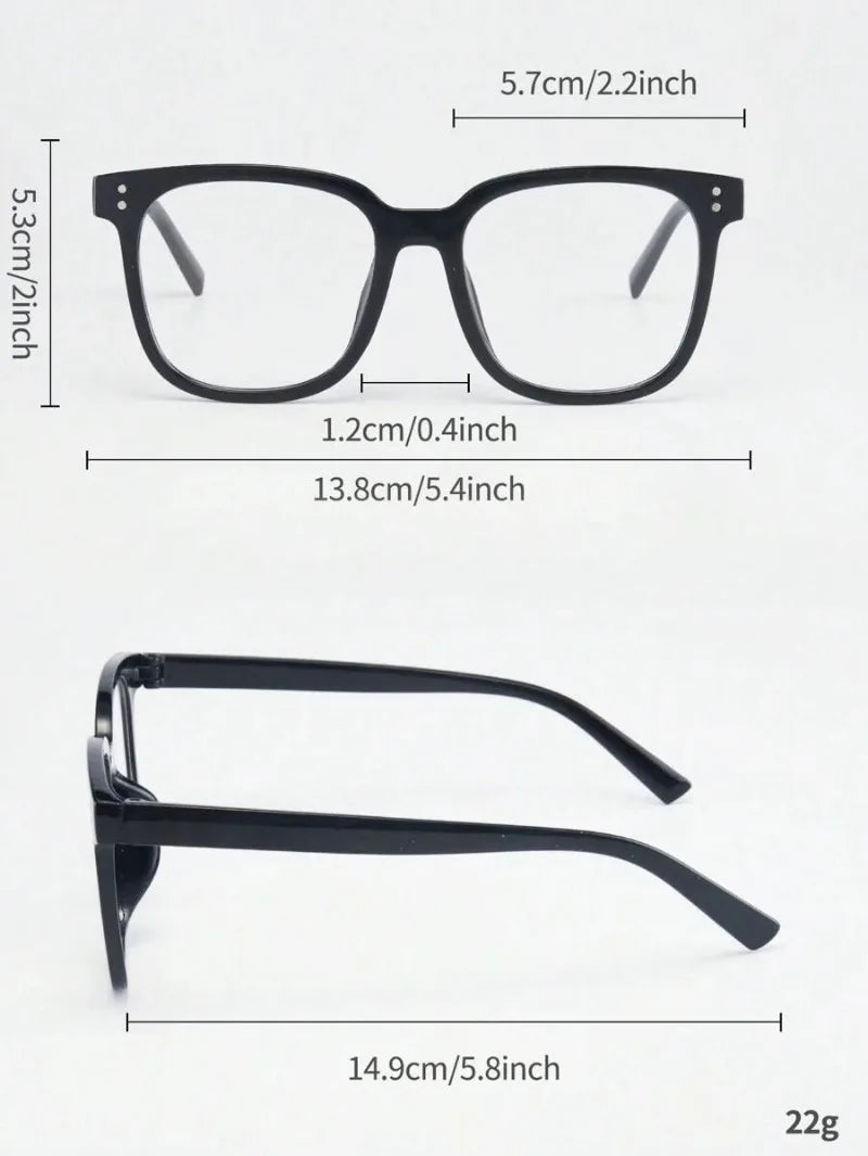New Transparent Computer Glasses – Unisex Anti Blue Light Eyewear for Women & Men | Optical Spectacle Frame
