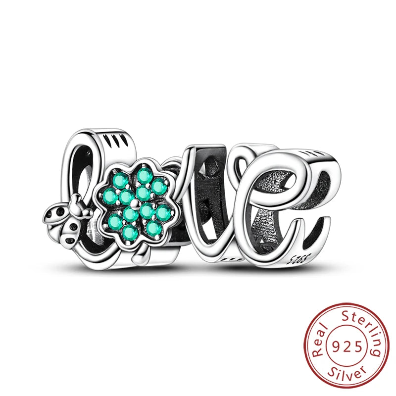 925 Sterling Silver Star, Moon & Watch Cube Charms | Original Beads Fit Bracelet & Pendant DIY Fine Jewelry Gift for Women