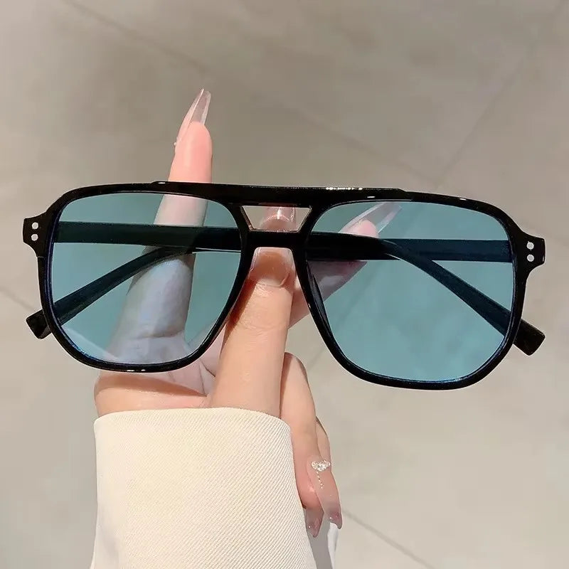 Retro Rectangle Sunglasses for Women – Brand Designer Vintage Small Frame Luxury Sun Glasses | Ladies Classic Black Square