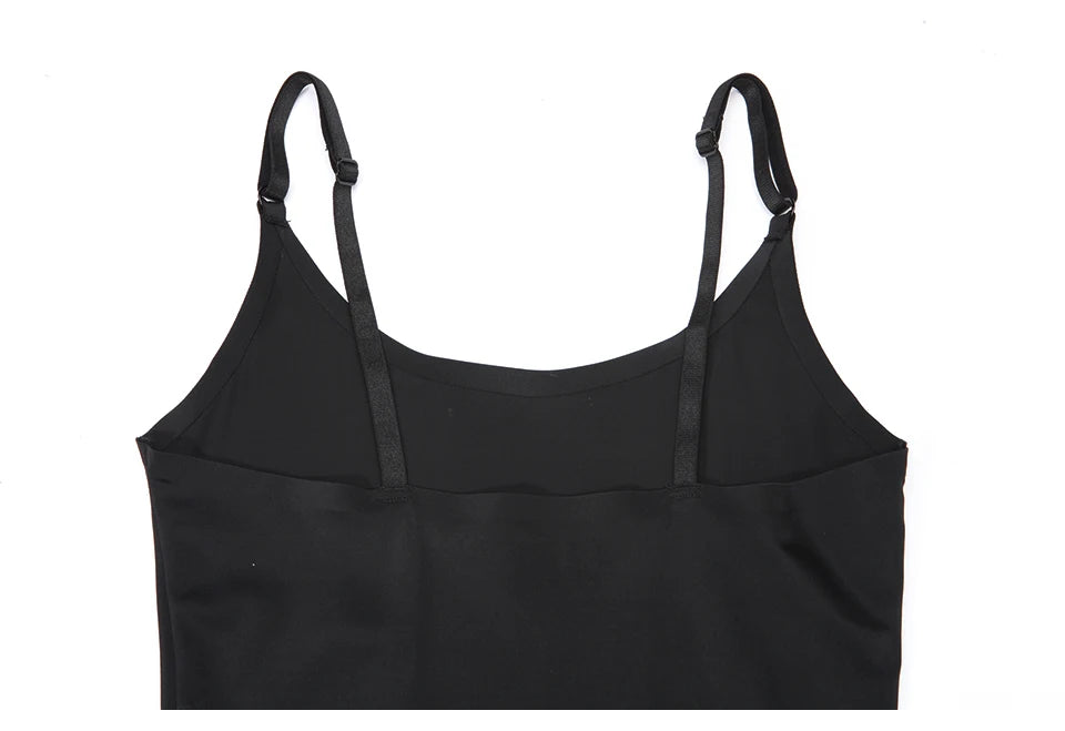 Seamless Shapewear Tank Top Camisole – Women’s Tummy Control Smooth Compression Vest in Nude & Black
