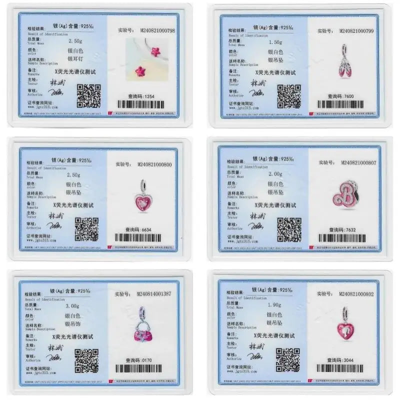 925 Silver Plated Magic Mirror Princess Angel Pink Charm Beads | Fits Original Pan 925 Bracelet | Exquisite DIY Jewelry