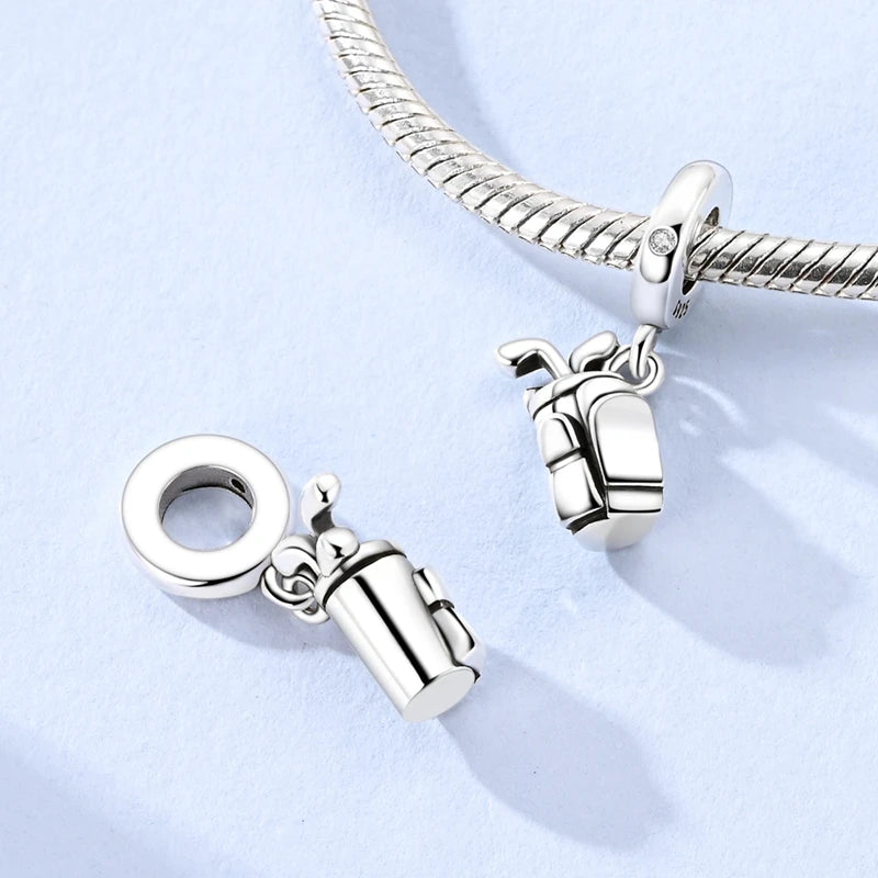 Original 925 Sterling Silver Charms – Mushroom, Unicorn, Wings & Pearl Beads for Women