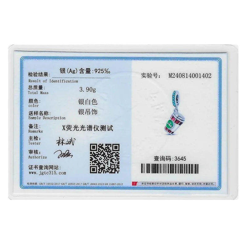 925 Sterling Silver Dessert Afternoon Tea Charm – Coffee, Cake, Pizza & Fries Beads Fit Original Pandora Bracelet DIY Jewelry