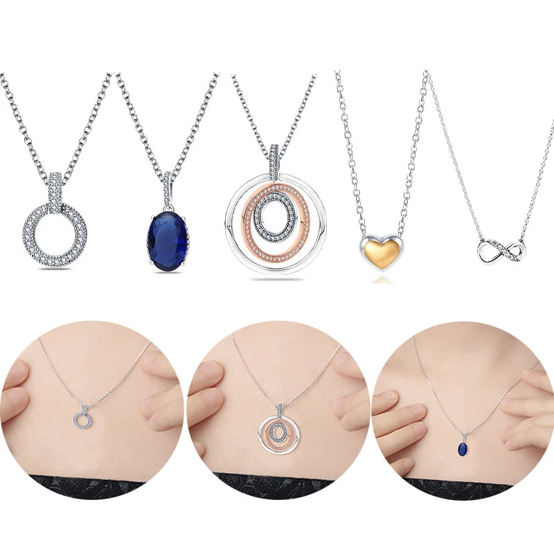 925 Sterling Silver Heart-Shaped Pearl Pendant Necklace | Elegant Women’s Jewelry Birthday Gift