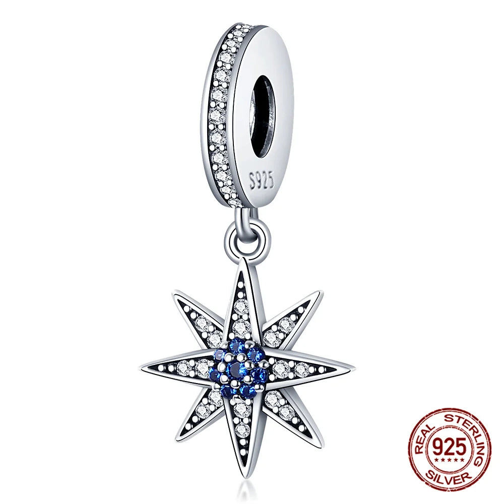 925 Sterling Silver Blue Zircon Evil Eye Charm | Original Devil Eye Series Bead Fits Pandora Bracelet – Women’s DIY Jewelry Gift