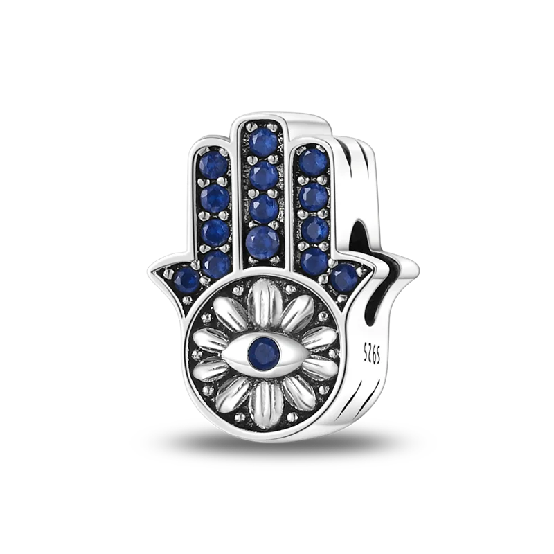 Blue Series 925 Sterling Silver Charms | Butterfly, Earth & Ocean Beads Pendants Fit Original Bracelet DIY Jewelry