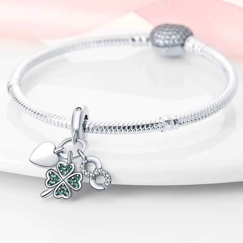 2025 Silver Plated Pendant Charm Bead | Fits Pandora Bracelet & Necklace Women’s DIY Jewelry Gift