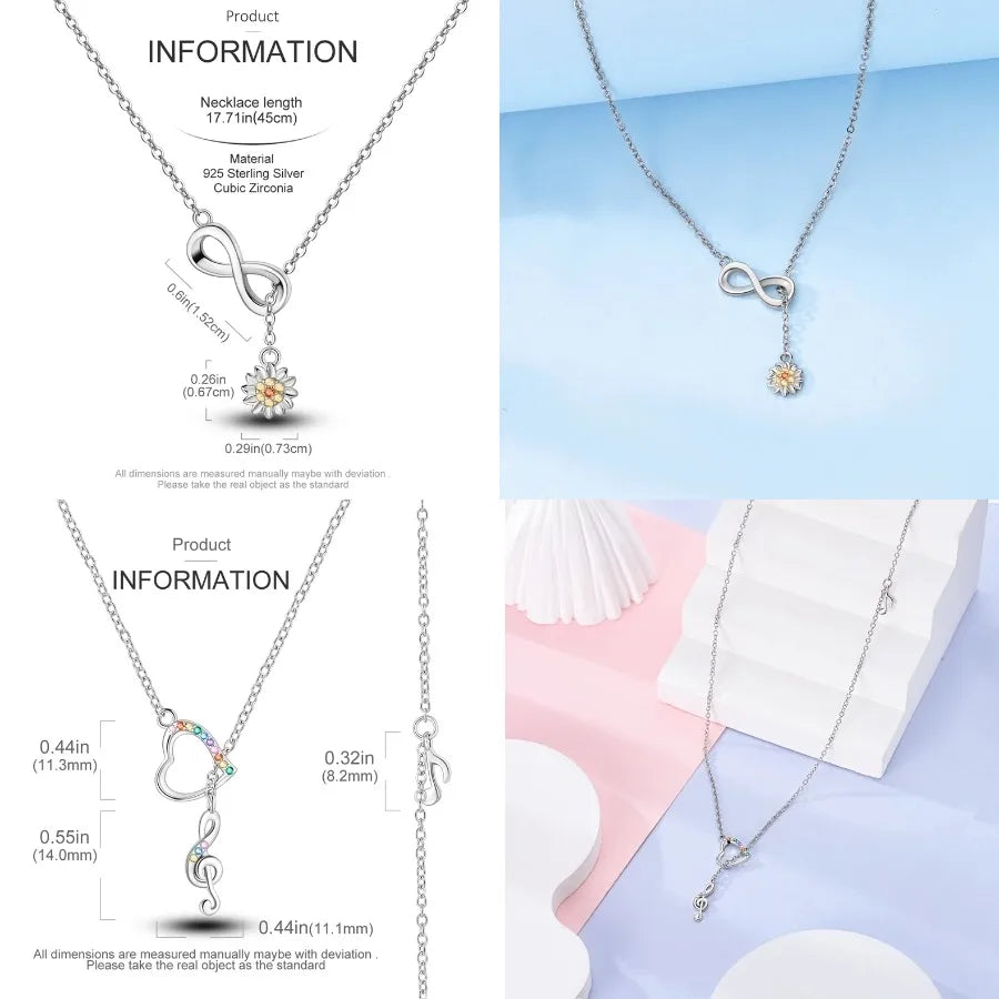 Heart to Heart Necklace 925 Sterling Silver Love Pendant Chain for Women – Wedding & Engagement Fine Jewelry