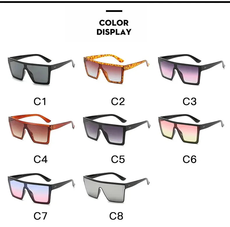 Square Frame Sunglasses for Men & Women – Fashion Trend Vintage UV Protection Sun Glasses 2025