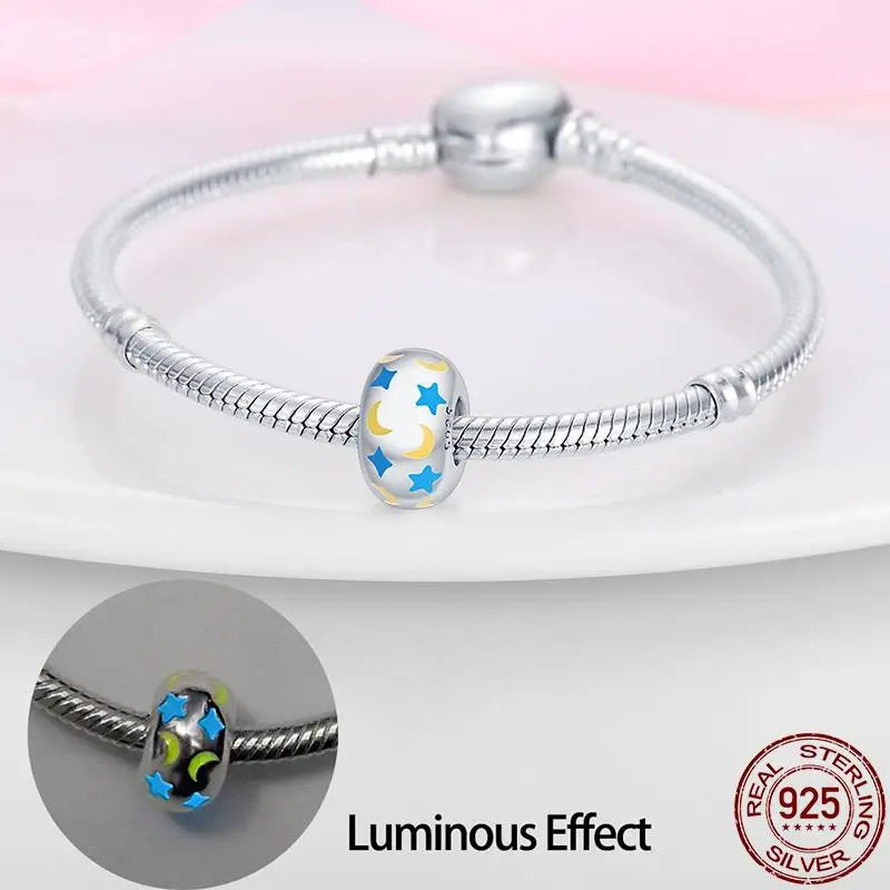 925 Sterling Silver Silicone Spacer Beads & Safety Chain | Clasp Charms Fit Original Pandora 3mm Bracelet – Women’s Jewelry