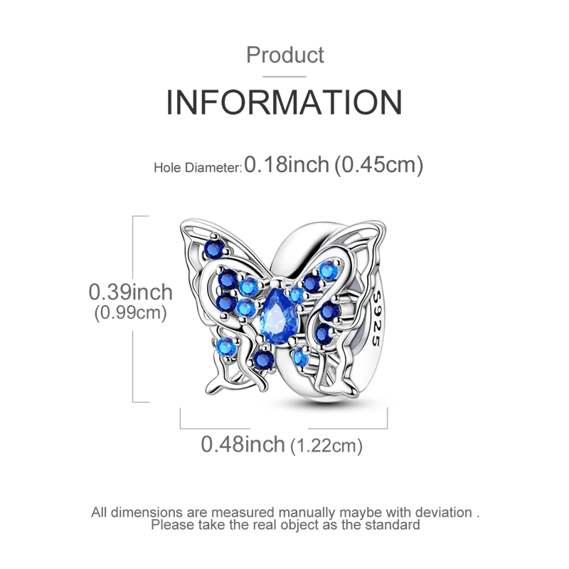 925 Sterling Silver Zircon Bowknot Heart Balloon Charms | Original Pendant Beads Fit Bracelet DIY Fine Jewelry for Women