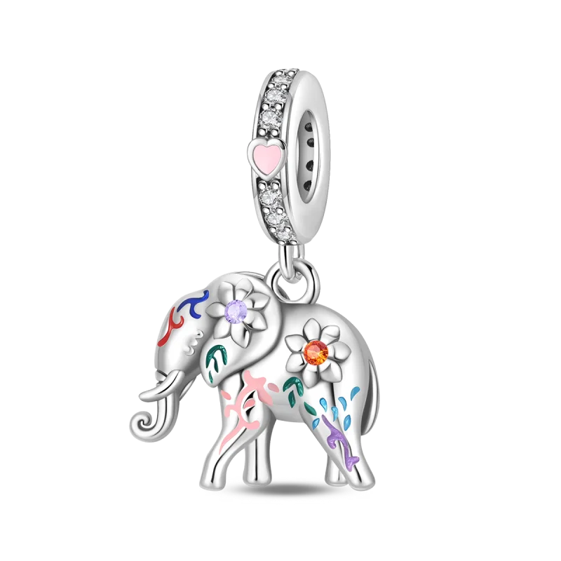 New Original 925 Sterling Silver Animal Charms | Cute Capybara, Elephant & Cat Beads for Bracelets DIY Jewelry