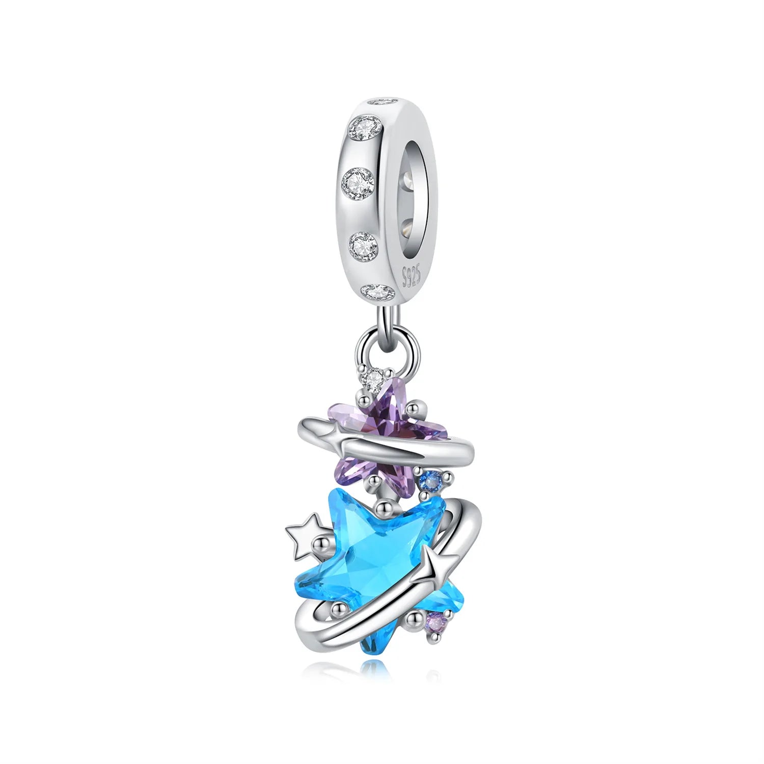 PANPOKI 925 Sterling Silver Switchable Book Pendant Charm | Original Bracelet Beads DIY Jewelry Gift for Women