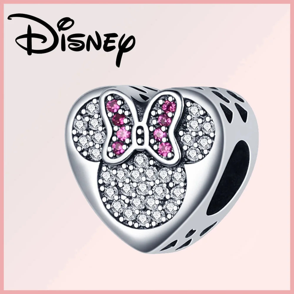 Disney Deadpool Stitch Minnie Winnie 925 Sterling Silver Dangle Charms – Fit Original Bracelet