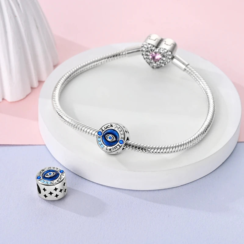 925 Sterling Silver Flying Bird & Butterfly Safety Chain Charm Beads for Original 3mm Bracelet – DIY Jewelry Gift