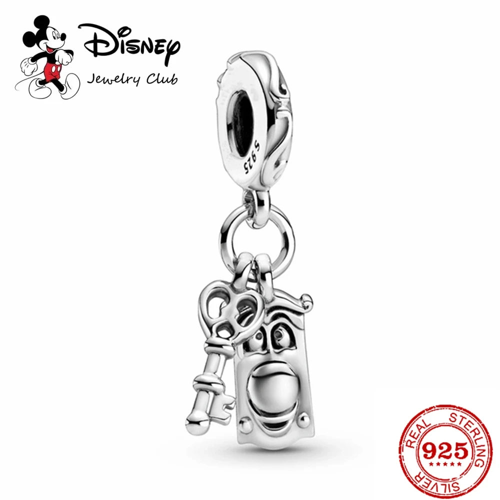 S925 Sterling Silver Disney Spider-Man Charm Bead | Fit Original Pandora Bracelet Women’s Birthday Jewelry Gift