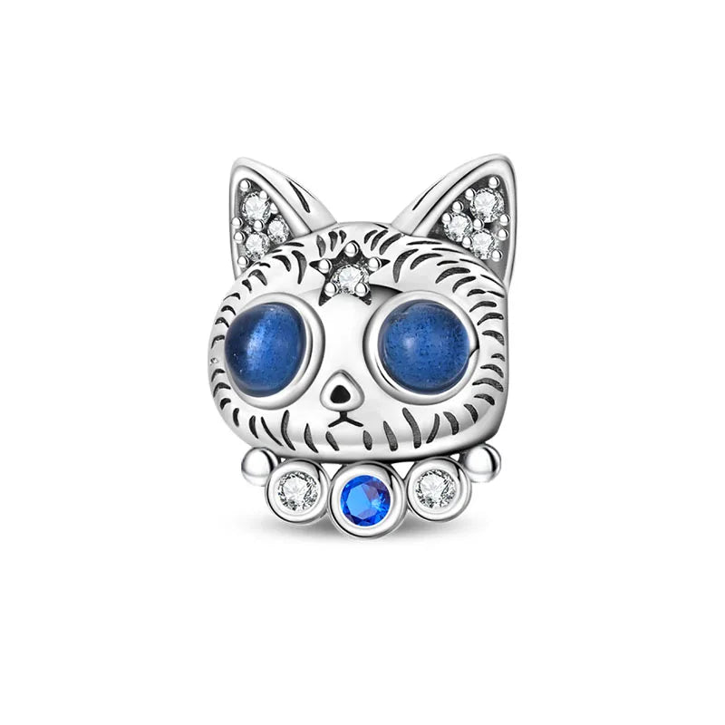 100% 925 Sterling Silver Teddy Bear, Kitten, Puppy & Elephant Luminous Firefly Charms | Sweet Beads Fit Pandora Bracelet Fine Jewelry