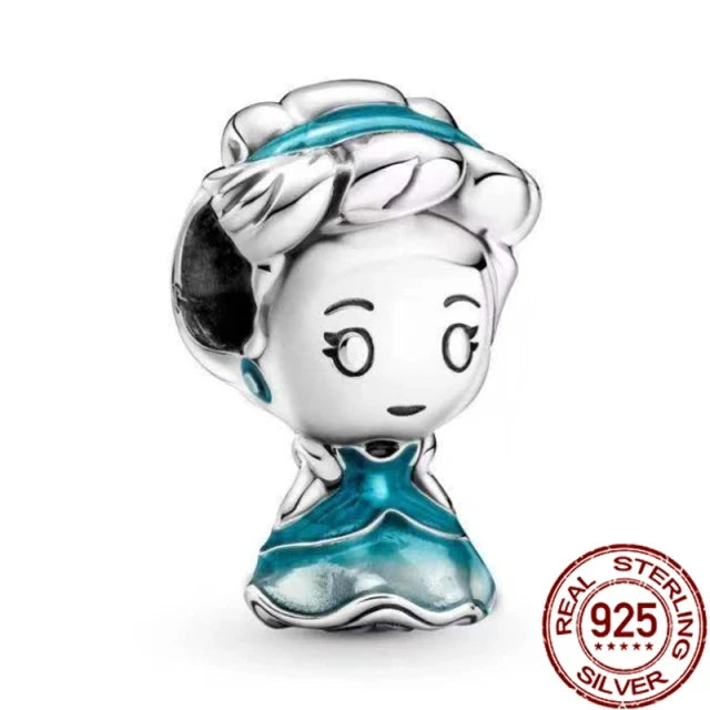 S925 Sterling Silver Disney Spider-Man Charm Bead | Fit Original Pandora Bracelet Women’s Birthday Jewelry Gift