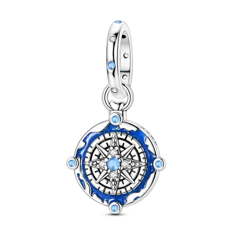 925 Sterling Silver Golden Autumn Charms | Maple Leaf & Pumpkin Beads Fit Original Bracelet DIY Jewelry Gift