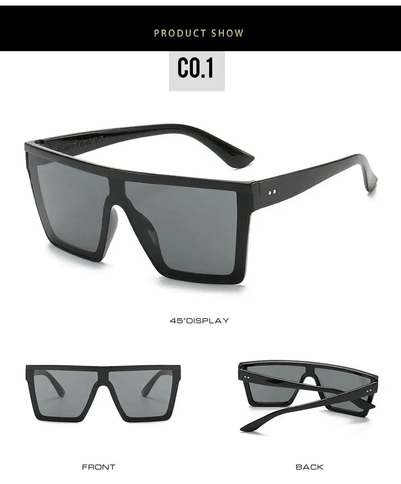 Square Frame Sunglasses for Men & Women – Fashion Trend Vintage UV Protection Sun Glasses 2025