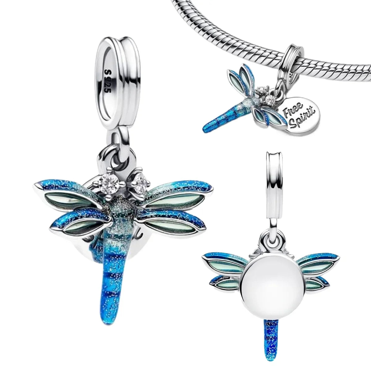 925 Sterling Silver Stars, Moon, Sun & Flower Dangle Earrings – DIY Bracelet Charms