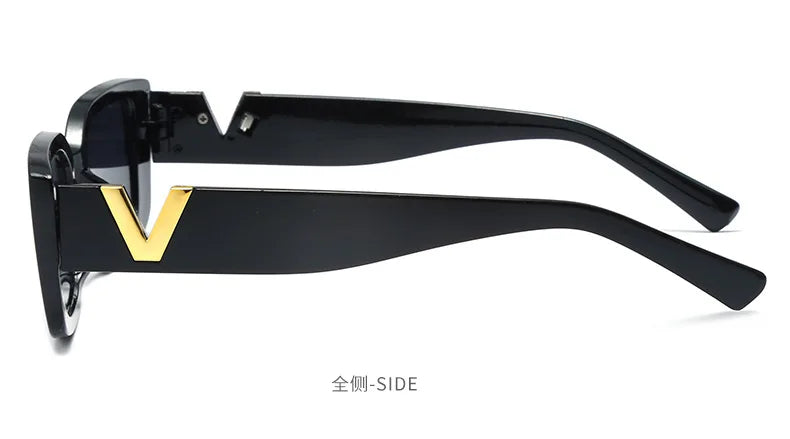 New Small Frame V-Shaped Fashion Sunglasses for Women – Designer Square UV400 Sun Glasses | Outdoor Leisure Eyewear