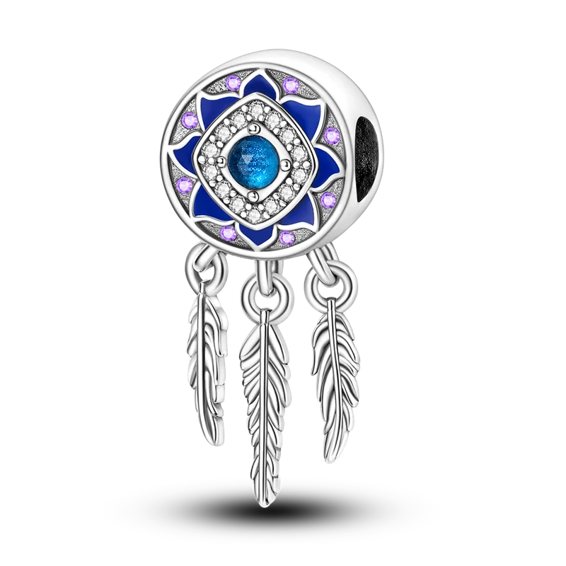 Blue Series 925 Sterling Silver Charms | Butterfly, Earth & Ocean Beads Pendants Fit Original Bracelet DIY Jewelry