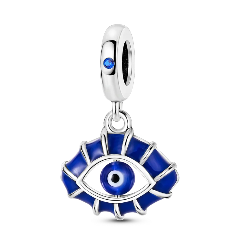 Blue Series 925 Sterling Silver Charms | Butterfly, Earth & Ocean Beads Pendants Fit Original Bracelet DIY Jewelry