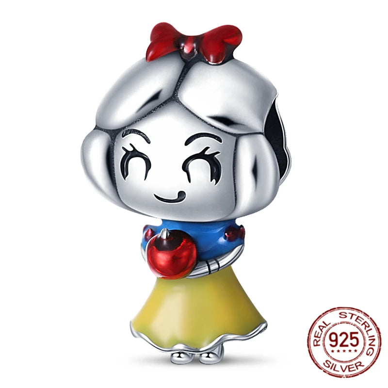 MINISO Marvel 925 Sterling Silver Charms Deadpool Wolverine Beads for Bracelet DIY Jewelry