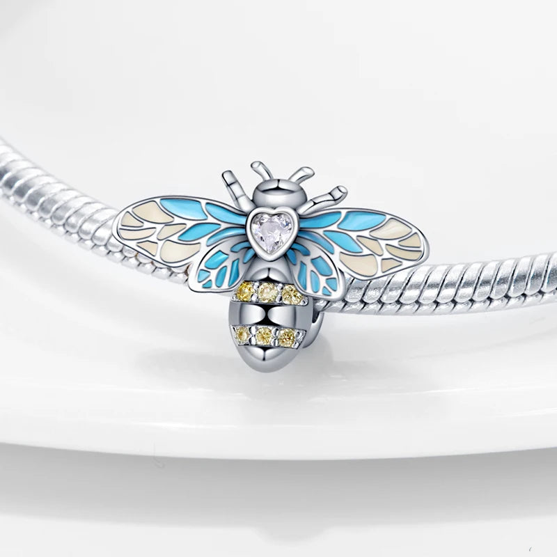 925 Sterling Silver Bee Series Charms | Fit Original Pandora Bracelet – DIY Women’s Jewelry Beads Hot Sale