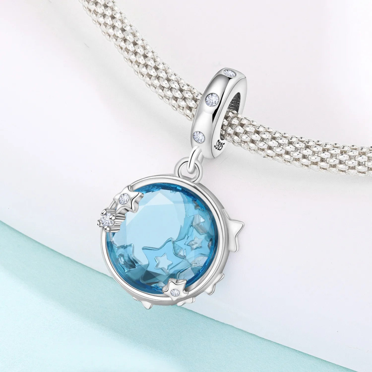 925 Sterling Silver Lovers Charms | Star Moon Sun & Magic Tarot Card Pendant for Bracelet Necklace DIY Jewelry Gift