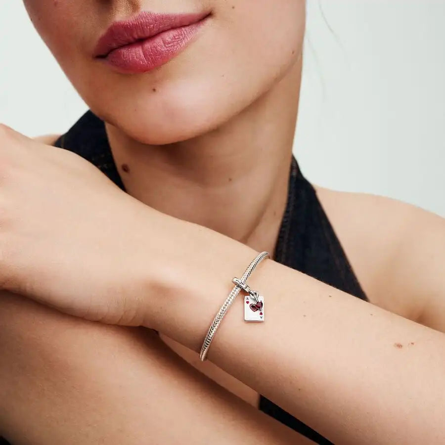 Miniso Disney 925 Sterling Silver Villains Charm Set | Cruella De Vil & Maleficent Charms Fit Original Bracelet