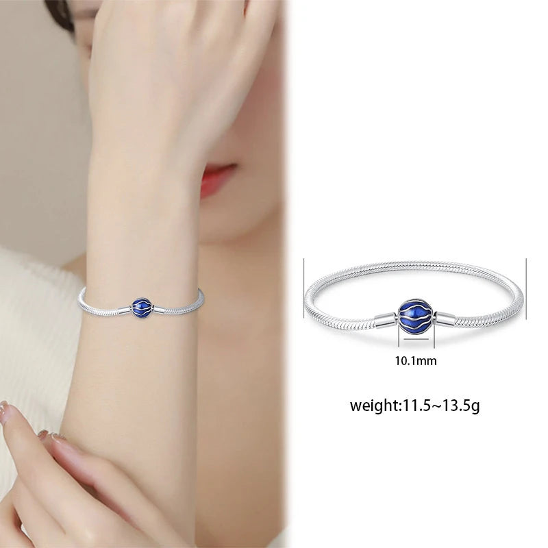 2025 925 Sterling Silver Heart Butterfly Snowflake Dream Catcher Bracelet | Luxurious Women's DIY Jewelry Gift