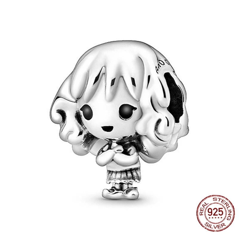 Disney Harry Potter 925 Sterling Silver Charm Bead | Fits Original Bracelet | Women’s DIY Jewelry Gift