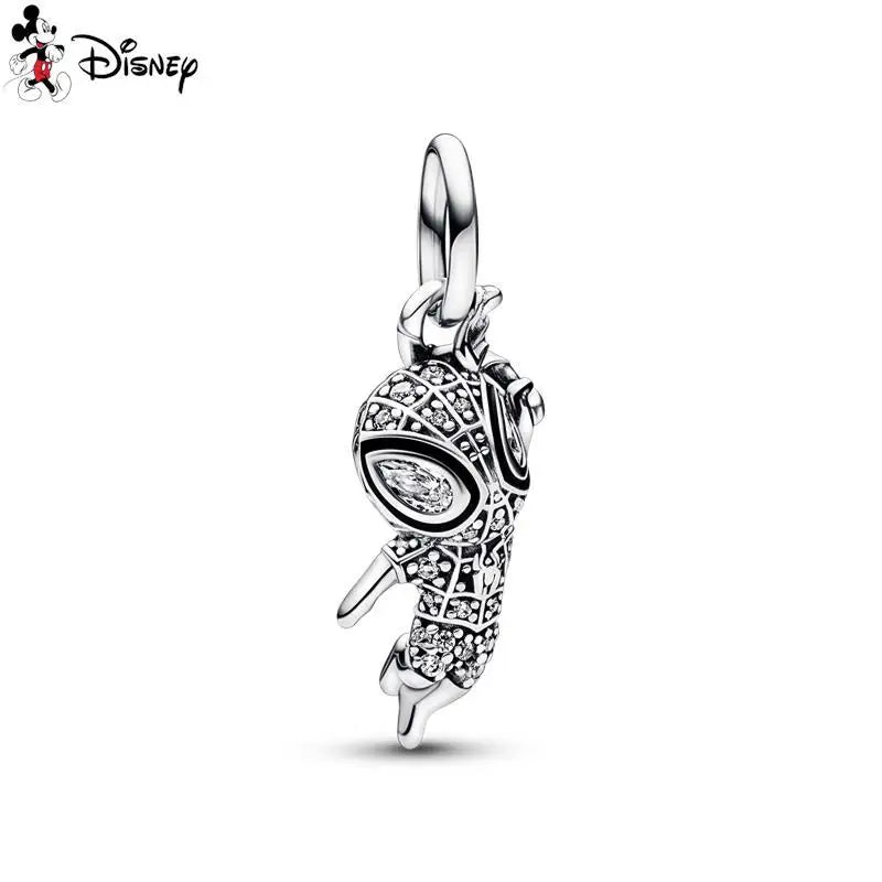 925 Sterling Silver Disney Character Beads – Mickey, Minnie, Princess, Stitch, Iron Man, Spiderman Charms for Pandora Bracelet