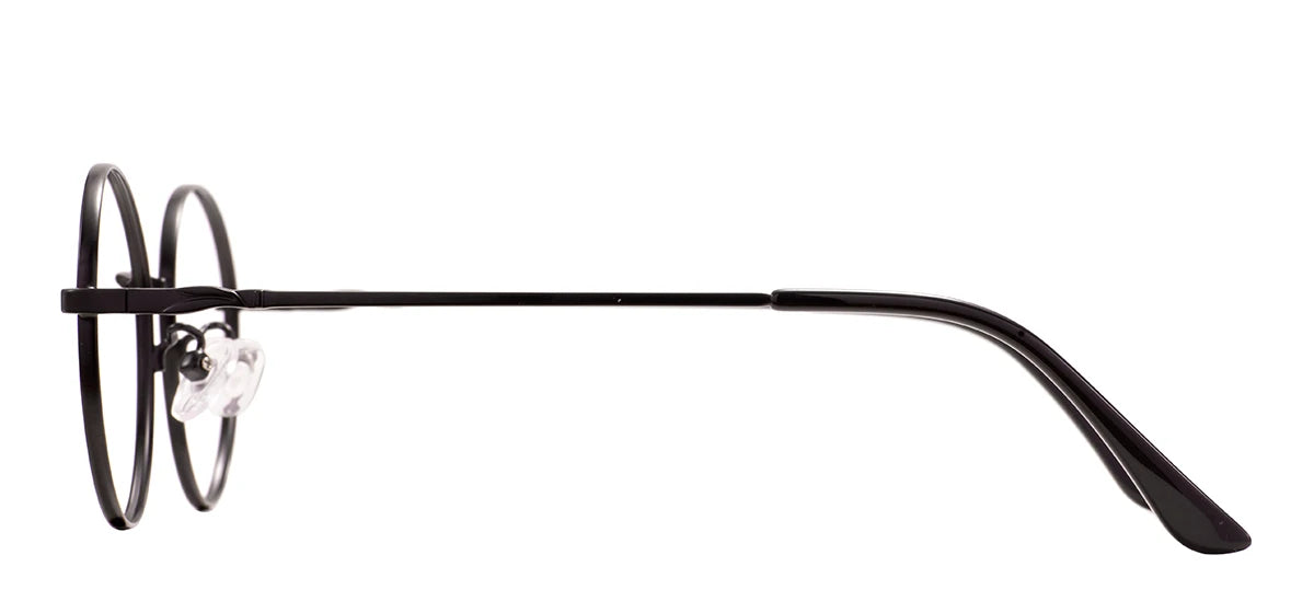 Colorful Round Metal Pink Glasses Frame – Luxury Unisex Full Rim Prescription Eyewear