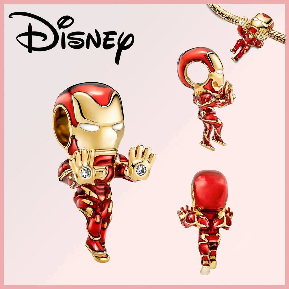 Disney Deadpool Stitch Minnie Winnie 925 Sterling Silver Dangle Charms – Fit Original Bracelet