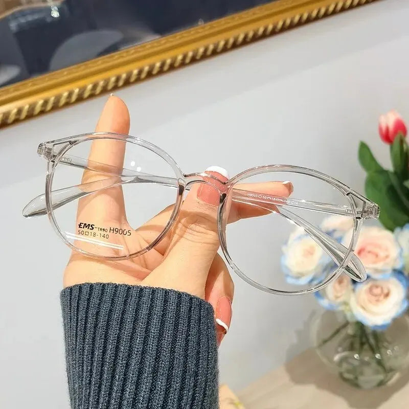 New Fashion Women’s Round Anti-Blue Light Glasses – Eye Protection Eyewear