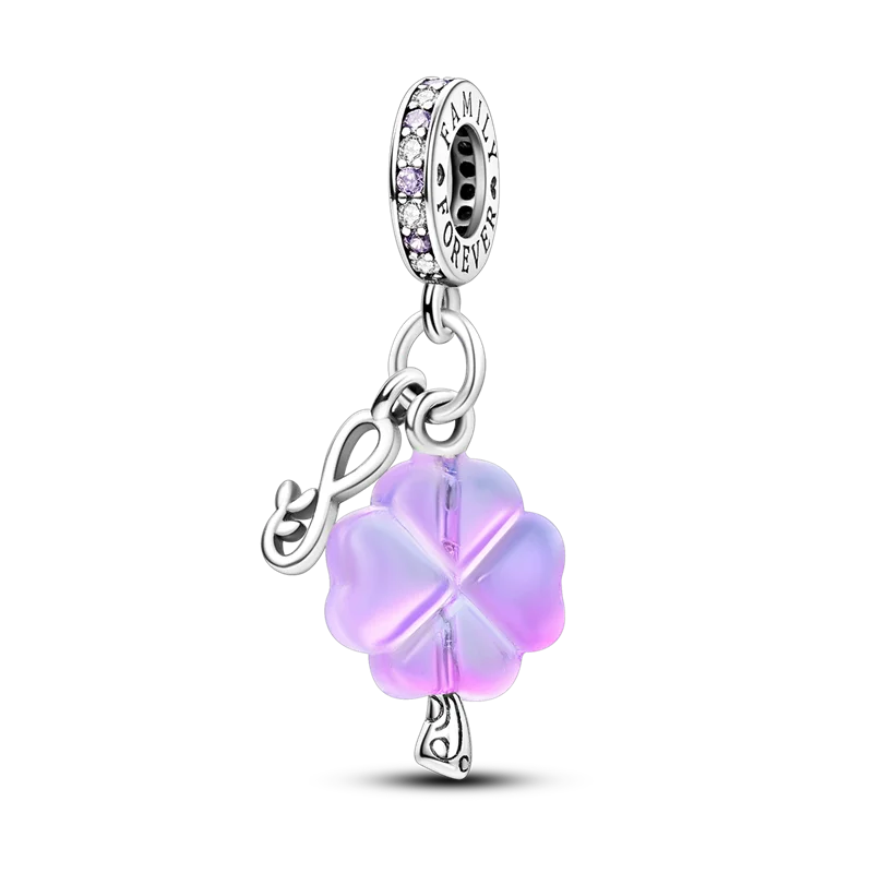 925 Sterling Silver Colorful Luminous Charms | Shell Turtle Star Beads