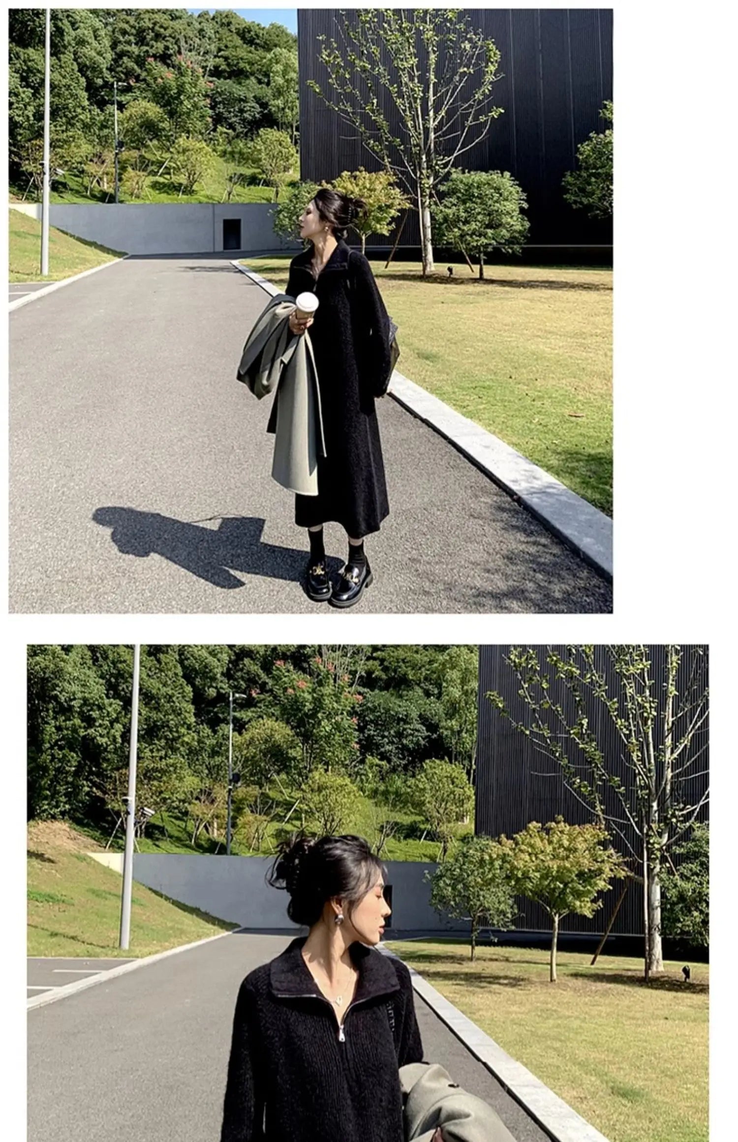 Long Sleeve Knitted Dress – Women’s Spring Autumn Loose Sweater Dress | Lazy Sleeve Inner Wear Polyester Comfy Dress