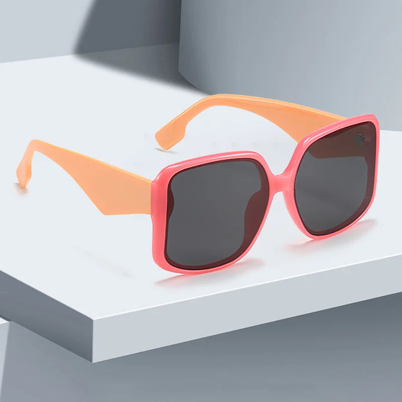 2025 New In Sunglasses for Women – Unique Double Frame Design Oversized Sunglasses with Gradient Lenses | UV400