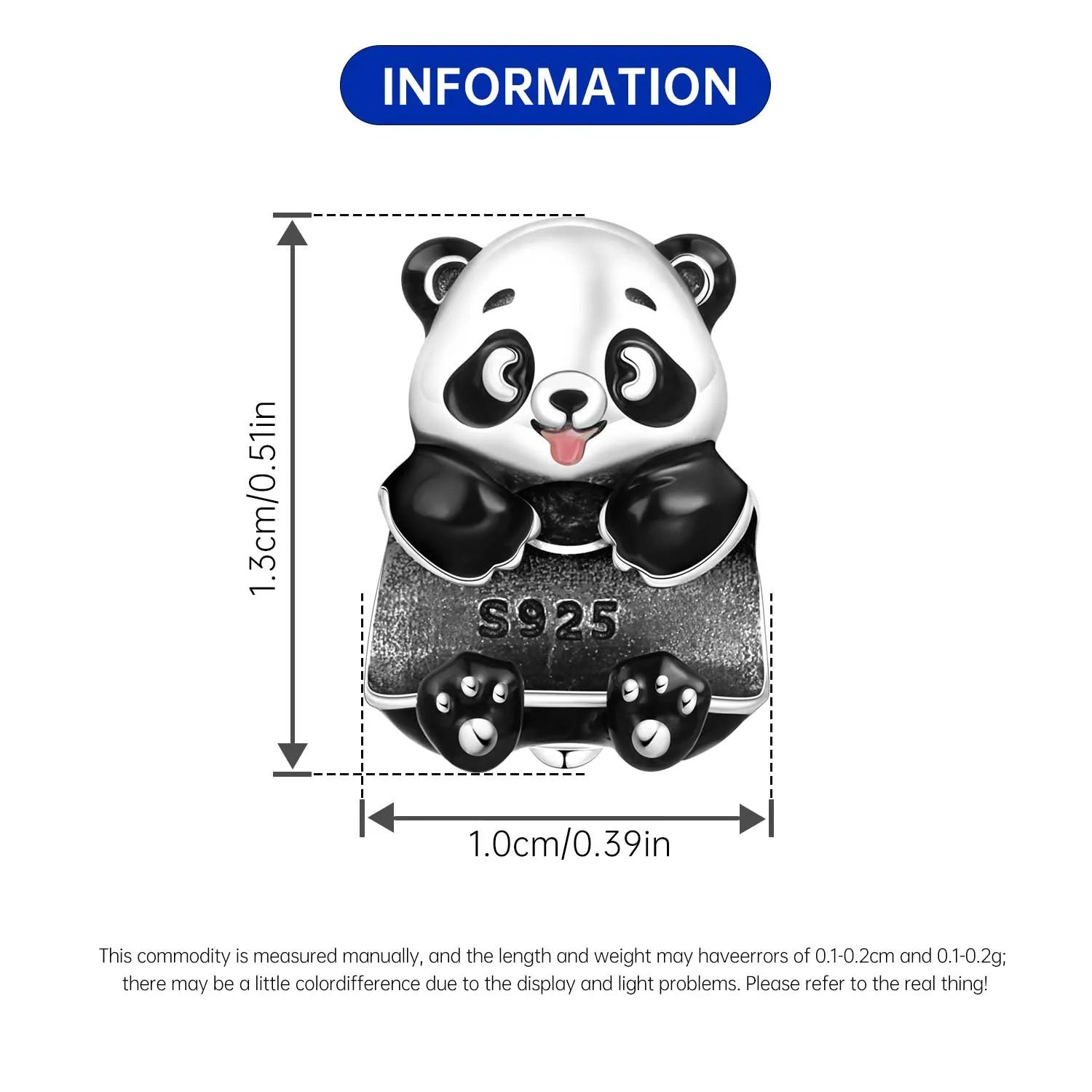 PANPOKI 925 Sterling Silver Blue Hat Penguin Beads | Animal Charms for Original Bracelet DIY Jewelry & Trendy Party Gifts