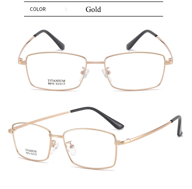 BCLEAR Custom Optical Glasses – Full Rim Classic Square Frame Eyeglasses for Men & Women | Anti-Blue Light Myopia, Presbyopia, Progressive