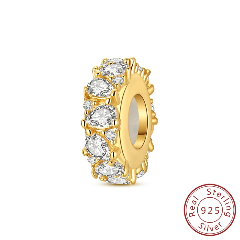 Original 925 Sterling Silver Charms – Mushroom, Unicorn, Wings & Pearl Beads for Women