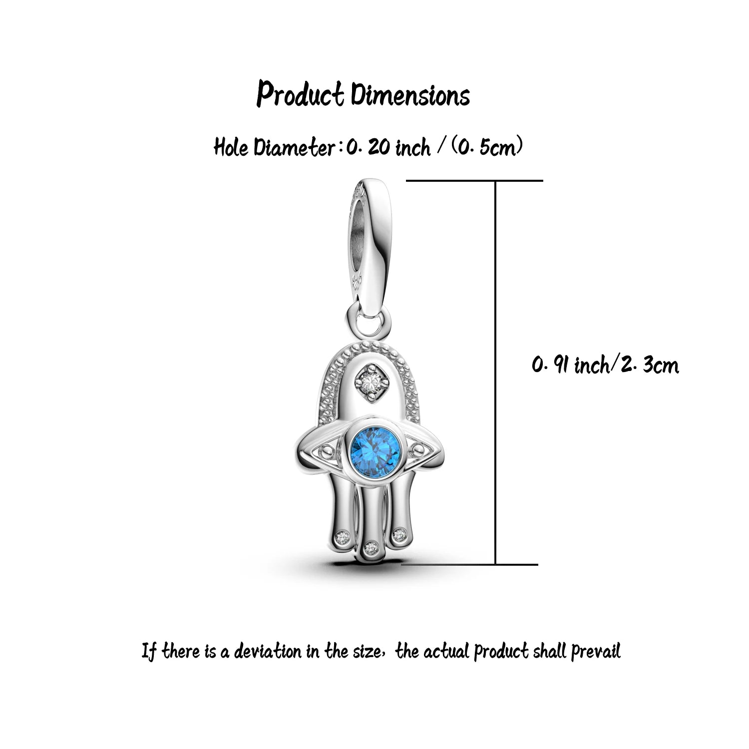 925 Sterling Silver Pendant Beads | Bracelet & Phone Charm Accessories for Women DIY Jewelry