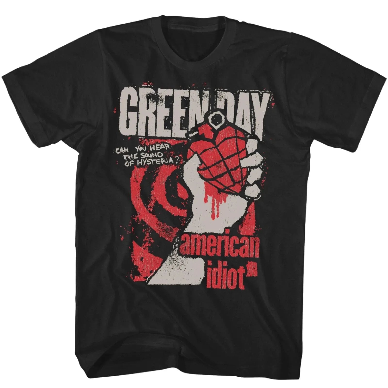 2025 Green Day American Idiot T-Shirt | Men’s Rock Music Oversized Band Tee | Black Streetwear Harajuku
