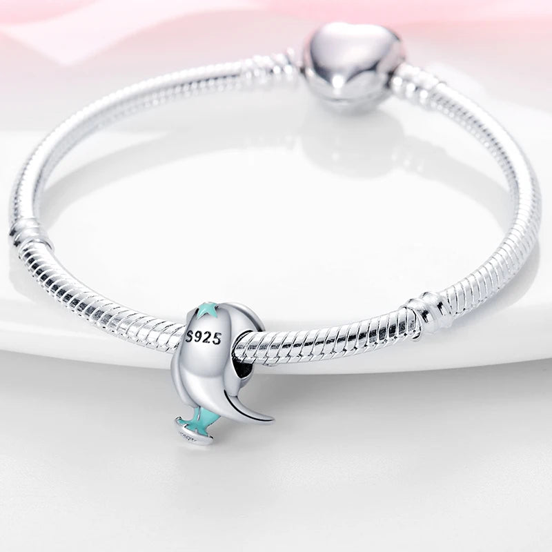 925 Sterling Silver Disney Princess Series Charms | Fit Original 3mm Bracelet Necklace Women DIY Jewelry Gifts